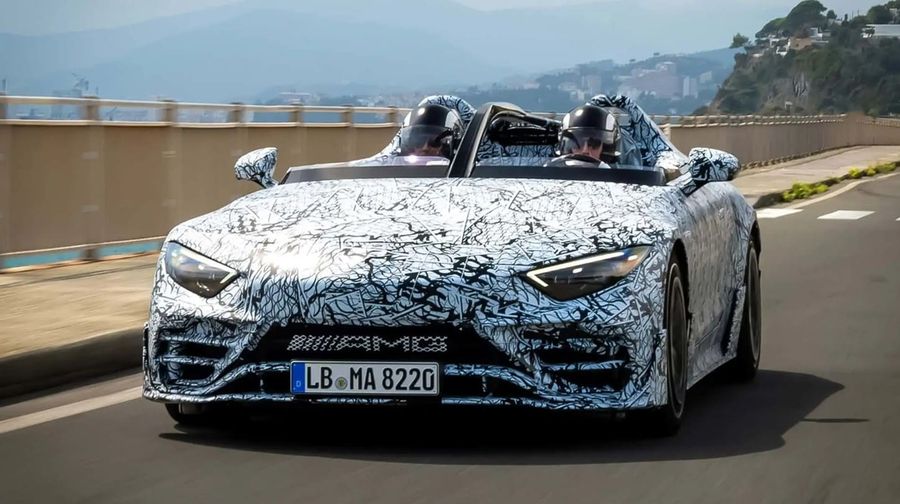 مرسدس AMG PureSpeed جدید برای تست های نهایی به خیابان ها آمد