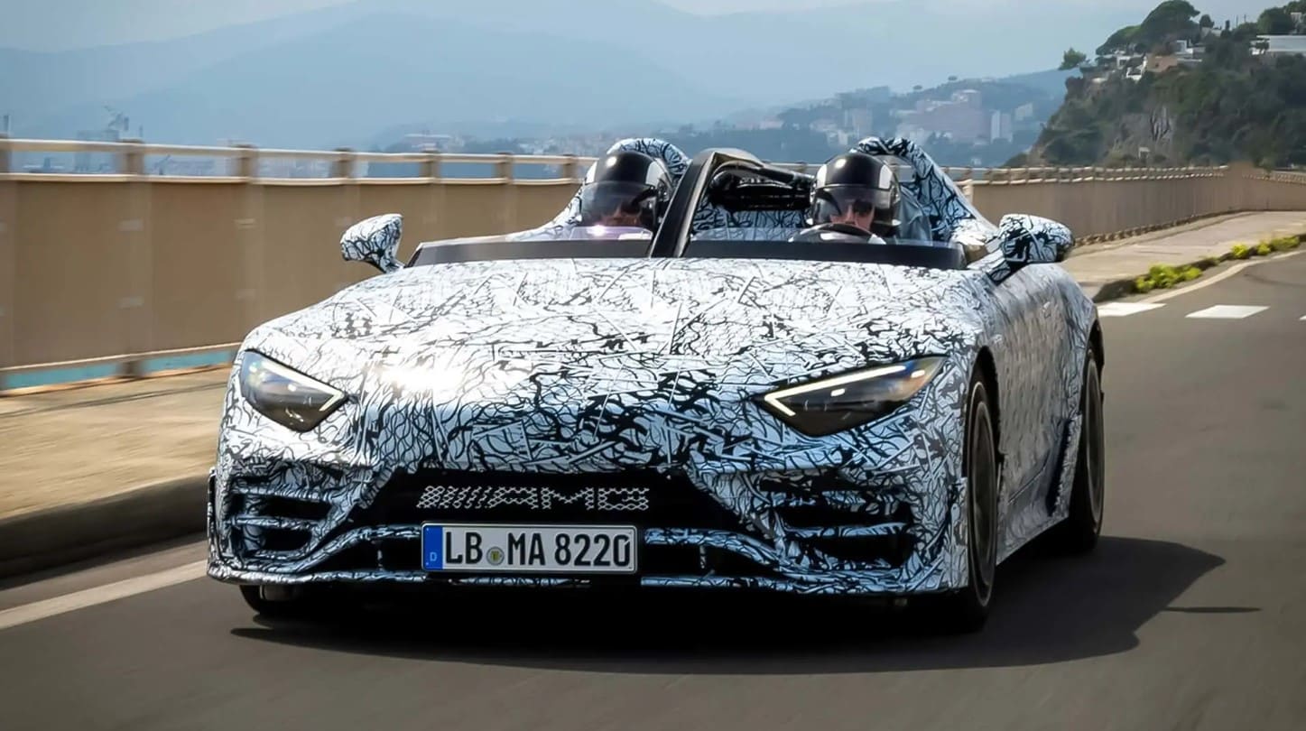 مرسدس AMG PureSpeed جدید برای تست های نهایی به خیابان ها آمد