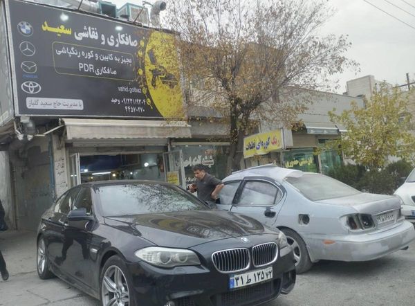 صافکاری و نقاشی سعید در شهرک استقلال ۱