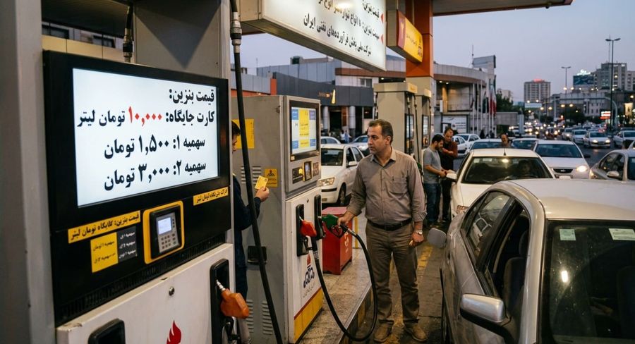 دو برابر شدن قیمت بنزین آزاد جایگاه ها، تغییر نرخ سوختگیری بدون کارت شخصی از 17 شهریور