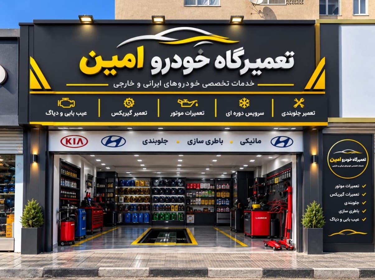 تعمیرگاه امین در غرب تهران
